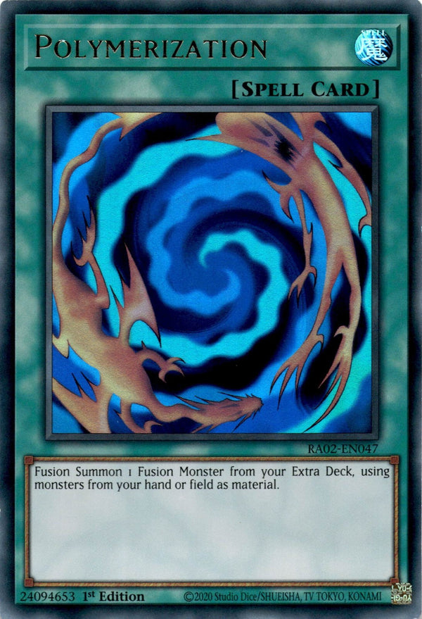 Yugioh Polymerization RA02-EN047 Ultra Rare 1st Edition NM