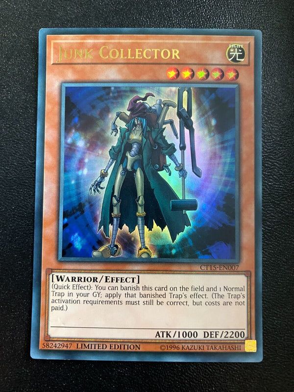 Yugioh Junk Collector CT15-EN007 Ultra Rare Limited Edition LP