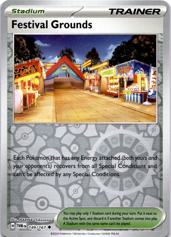 Pokemon Festival Grounds 149/167 Twilight Masquerade Reverse Holo NM