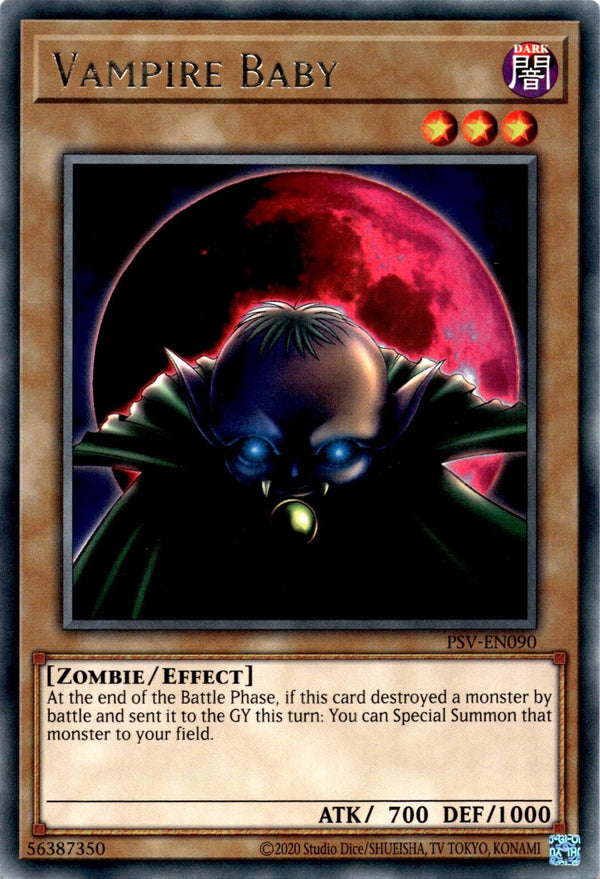 Yugioh Vampire Baby PSV-EN090 Rare Unlimited Edition NM