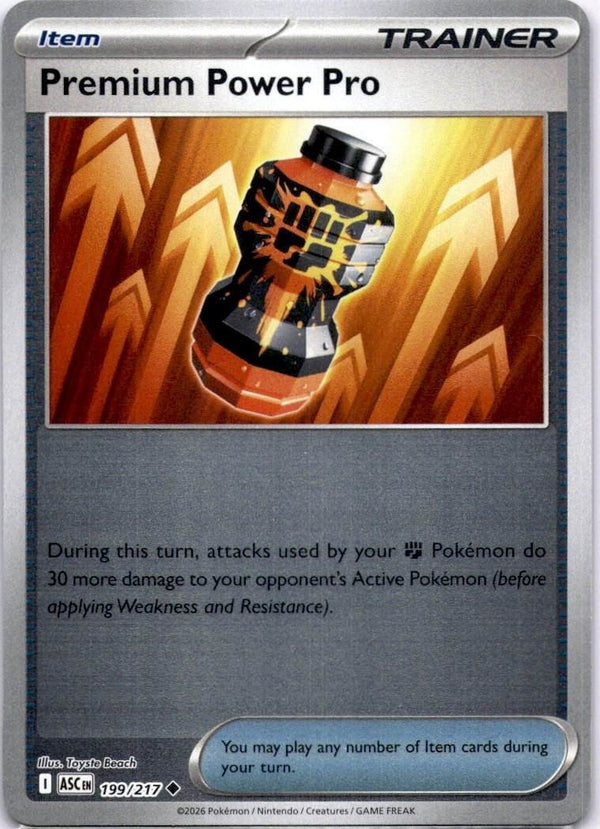 Pokemon Premium Power Pro 199/217 Ascended Heroes Reverse Holo NM