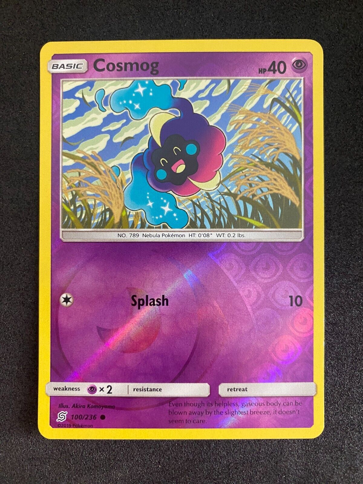 Pokemon Cosmog 100/236 Unified Minds Reverse Holo NM