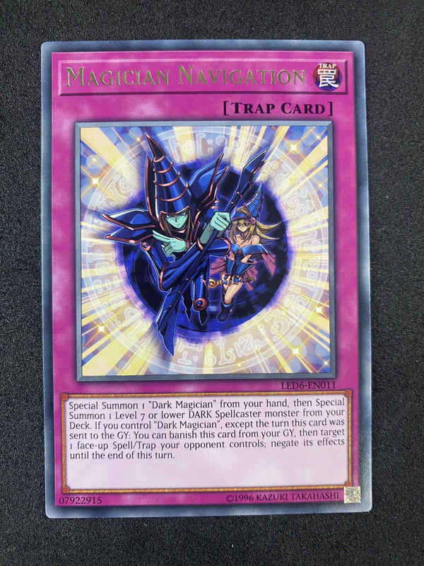 Yugioh Magician Navigation LED6-EN011 Rare Unlimited Edition NM