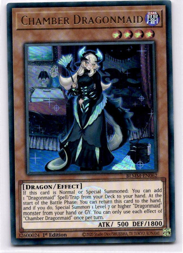 Yugioh Chamber Dragonmaid BLMM-EN062 Ultra Rare 1st Edition NM