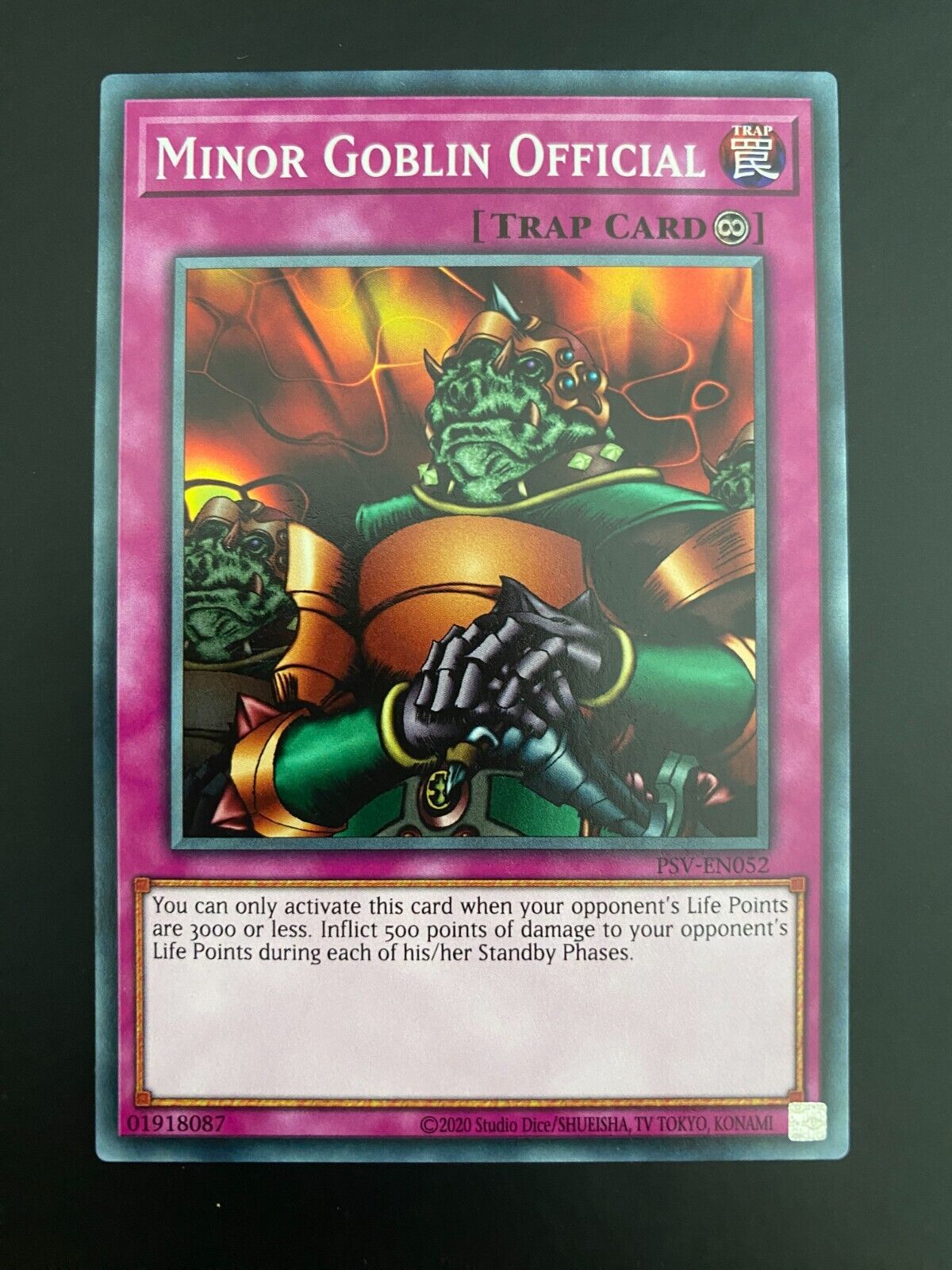 Yugioh Minor Goblin Official PSV-EN052 Common Unlimited Edition NM/MINT