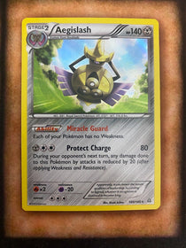 Pokemon Aegislash 100/164 Primal Clash Holo NM