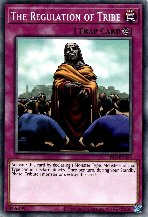 Yugioh The Regulation of Tribe PSV-EN027 Common Unlimited Edition NM