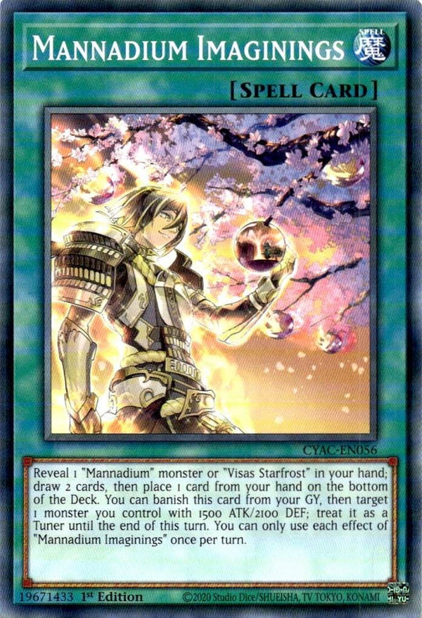 Yugioh Mannadium Imaginings CYAC-EN056 Common 1st Edition NM