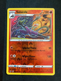 Pokemon Salazzle 028/202 Sword Shield Base Reverse Holo NM