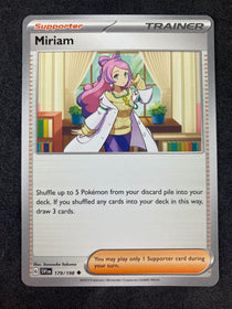 Pokemon Miriam 179/198 Scarlet Violet Base Non-Holo MINT