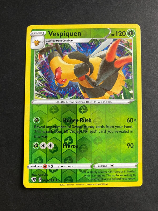 Pokemon Vespiquen 012/189 Astral Radiance Reverse Holo VLP/NM
