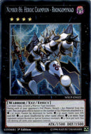 Yugioh Number 86: Heroic Champion - Rhongomyniad WSUP-EN022 Secret Rare 1st NM