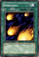 Yugioh Hinotama LOB-A056 Common 1st Edition DAMAGED
