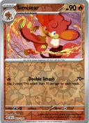 Pokemon Simisear 023/191 Surging Sparks Reverse Holo NM