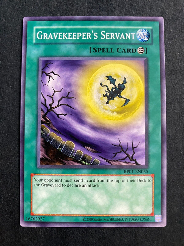 Yugioh Gravekeeper's Servant RP01-EN055 Common Retro Pack Reprint NM