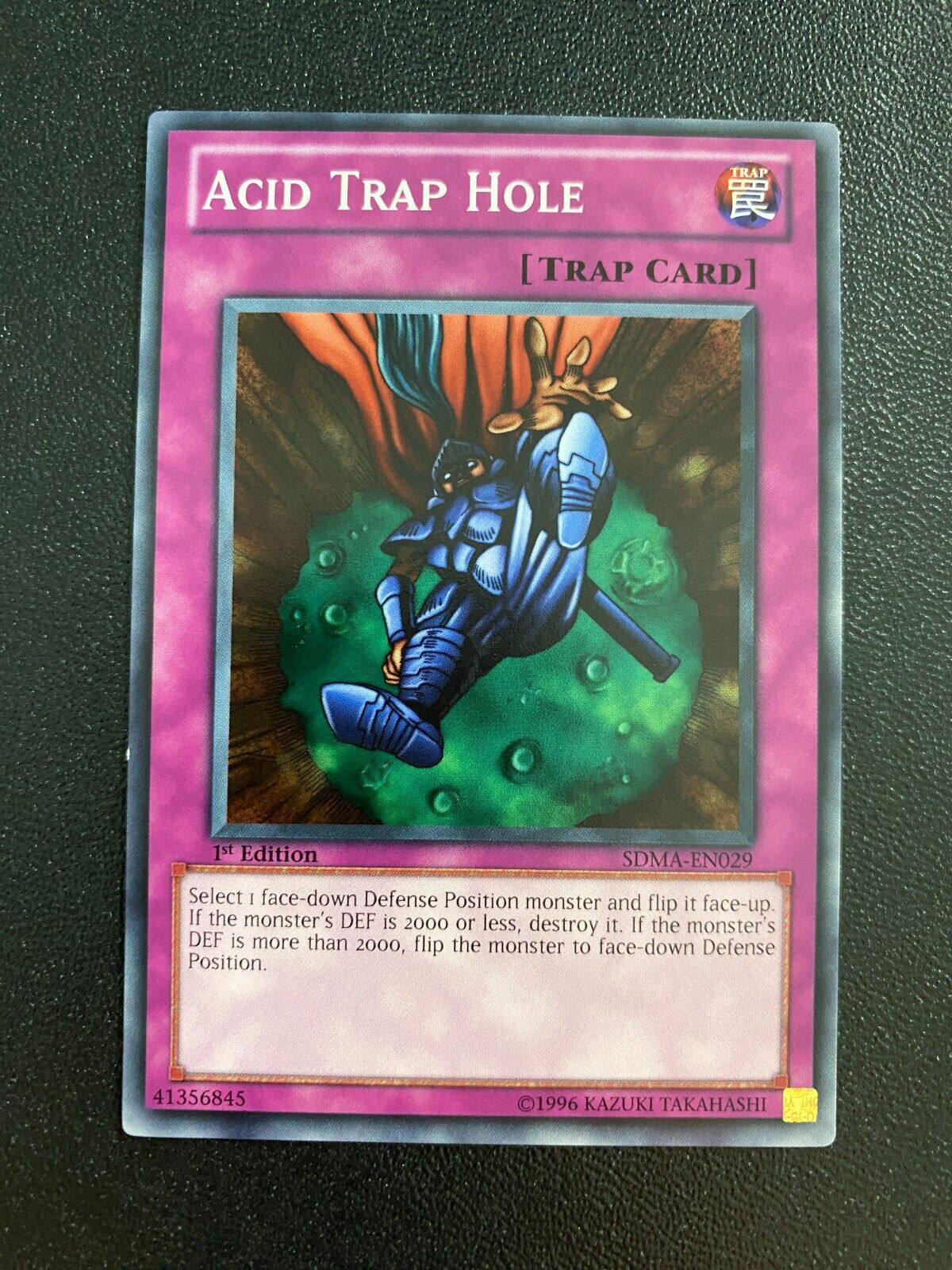 Yugioh Acid Trap Hole SDMA-EN029 Common 1st Edition VLP/NM