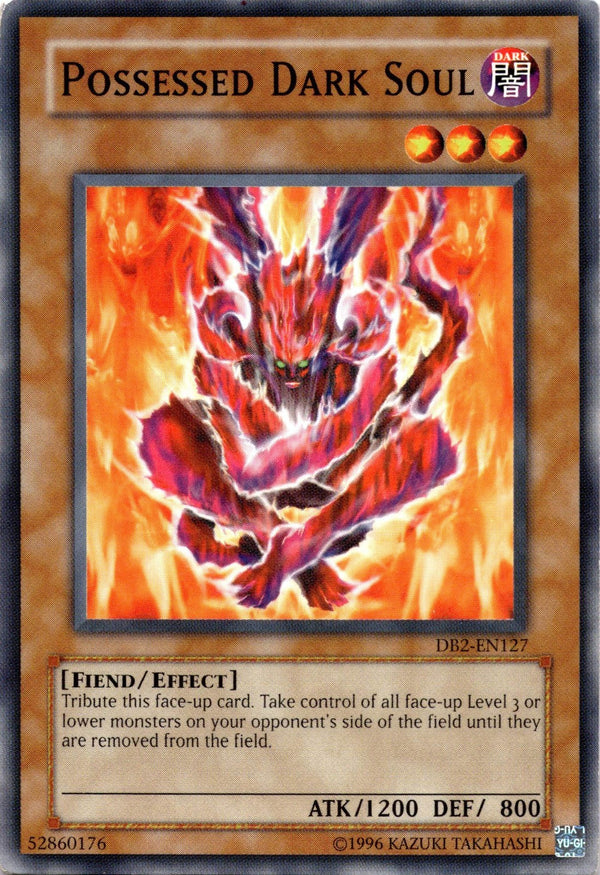 Yugioh Possessed Dark Soul DB2-EN127 Common Unlimited Edition MP