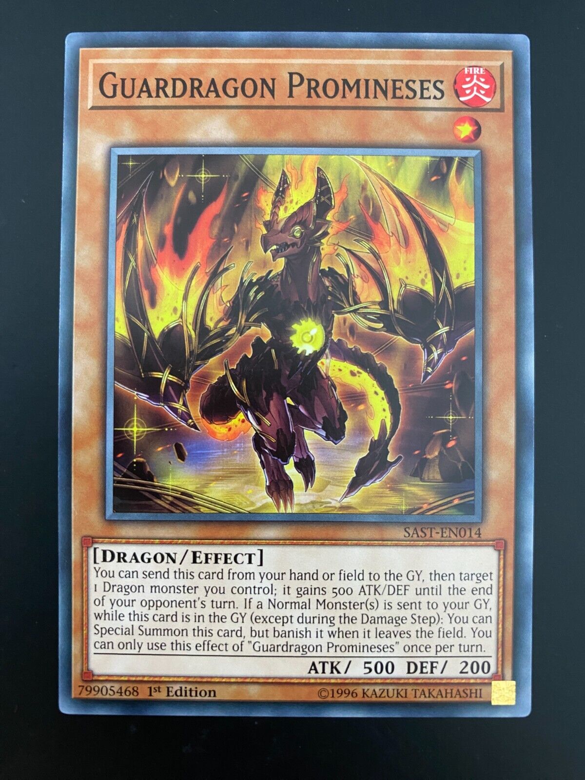 Yugioh Guardragon Promineses SAST-EN014 Common1st Edition NM