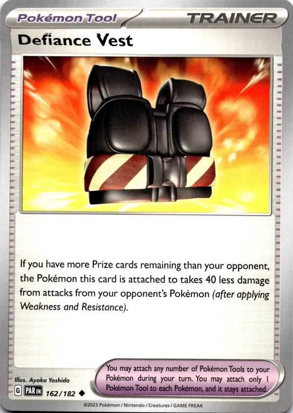 Pokemon Defiance Vest 162/182 Pradox Rift Non Holo NM