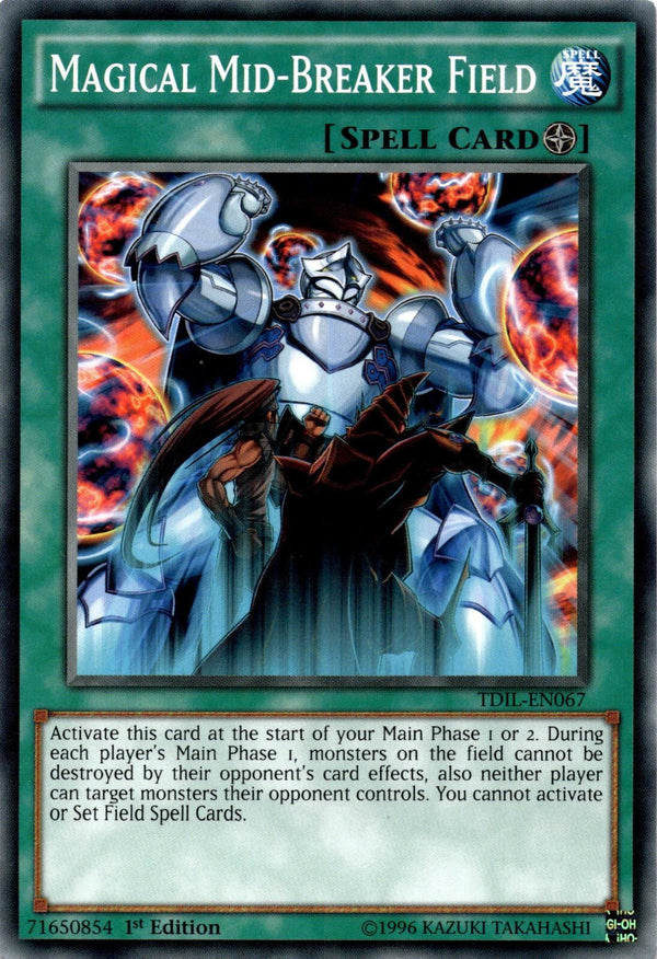 Yugioh Magical Mid-Breaker Field TDIL-EN067 Common 1st/unl Edition NM