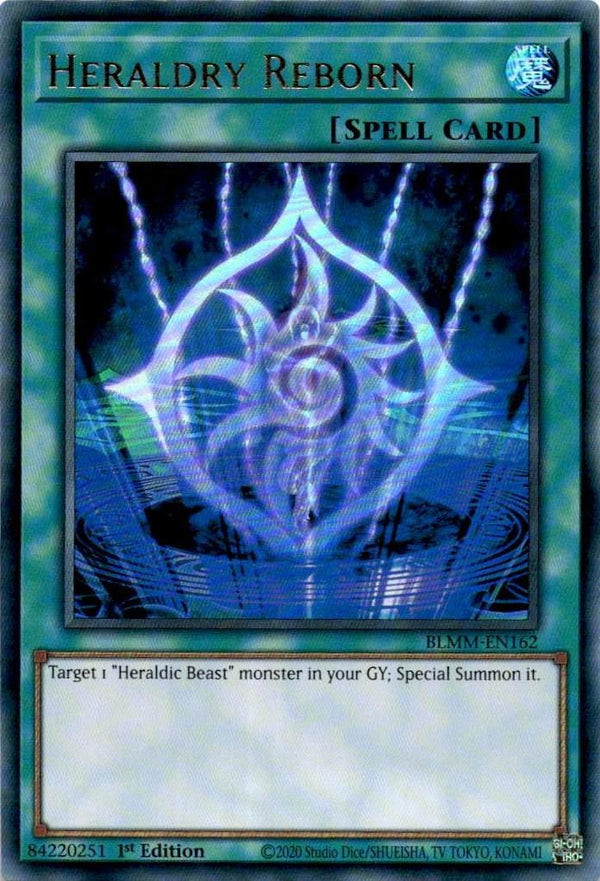 Yugioh Heraldry Reborn BLMM-EN162 Ultra Rare 1st Edition NM