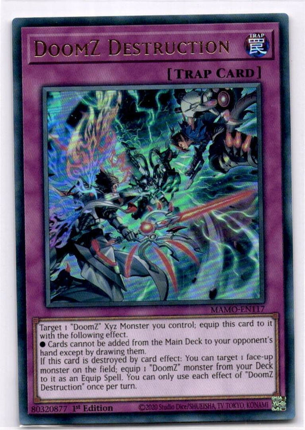 Yugioh DoomZ Destruction MAMO-EN117 Ultra Rare 1st Edition NM