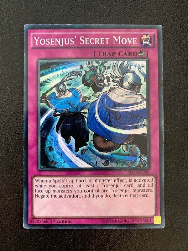 Yugioh Yosenjus' Secret Move THSF-EN009 Super Rare 1st/Unlimited Edition MP