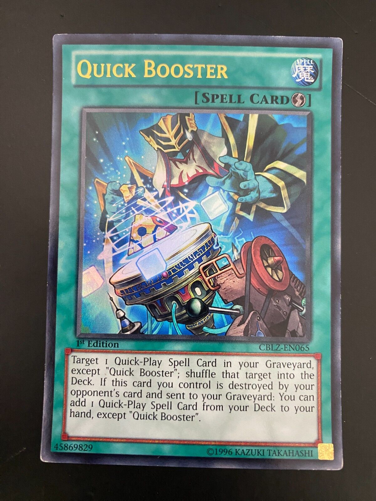 Yugioh Quick Booster CBLZ-EN065 Ultra Rare 1st Edition HP/MP