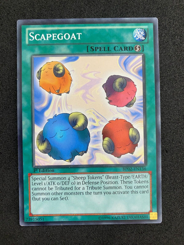 Yugioh Scapegoat BP02-EN136 1st Edition NM
