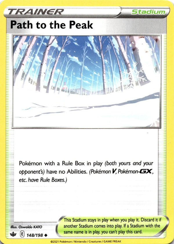 Pokemon Path to the Peak 148/198 Chilling Reign Non Holo NM
