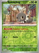 Pokemon Scatterbug 008/198 Scarlet Violet Base Reverse Holo LP/NM
