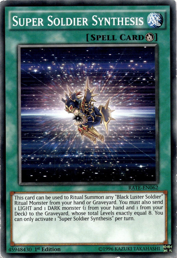 Yugioh Super Soldier Synthesis RATE-EN062 Common 1st Edition MP