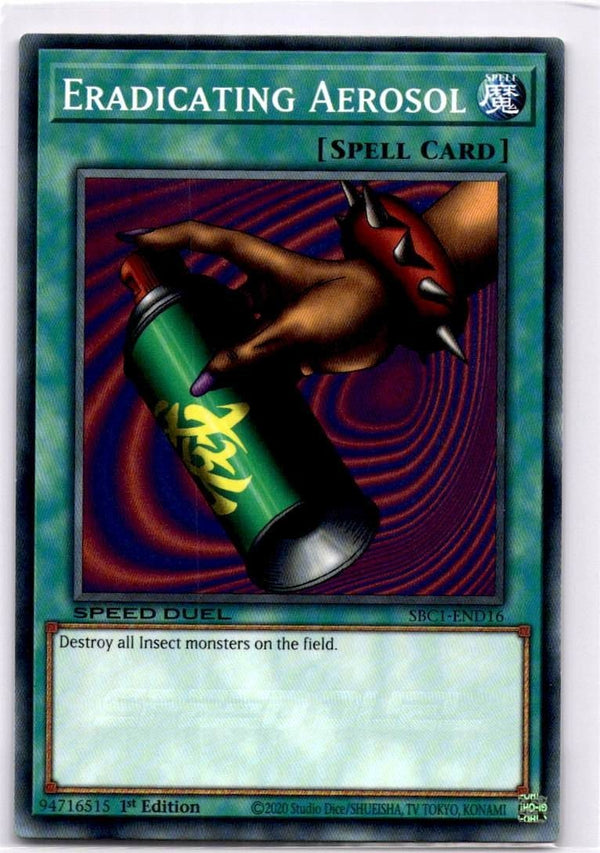 Yugioh Eradicating Aerosol SBC1-END16 Common 1st Edition NM