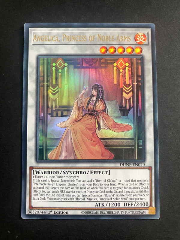 Yugioh Angelica, Princess of Noble Arms DUNE-EN040 Ultra Rare 1st Edition NM