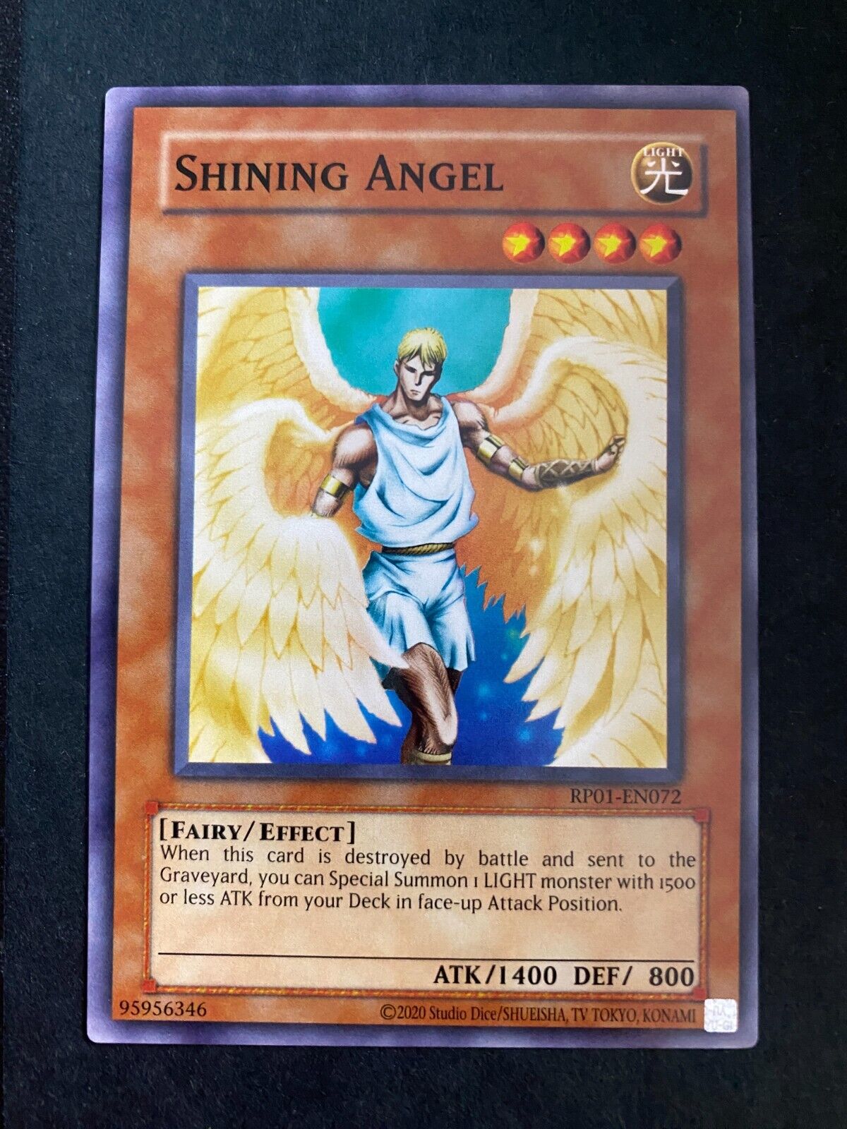 Yugioh Shining Angel RP01-EN072 Common (Misprint/Miscut) #1 Retro Pack NM