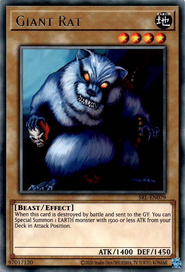 Yugioh Giant Rat SRL-EN079 Rare Unlimited Edition NM