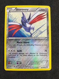 Pokemon Skarmory 96/149 Boundaries Crossed Reverse Holo NM