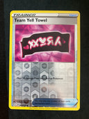 Pokemon Team Yell Towel 063/072 Shining Fates Reverse Holo NM