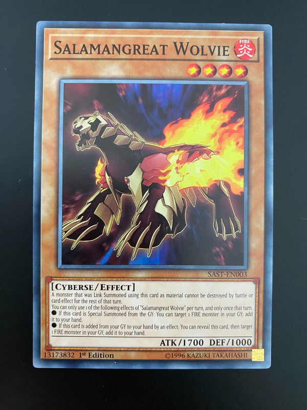 Yugioh Salamangreat Wolvie SAST-EN003 Common1st Edition NM