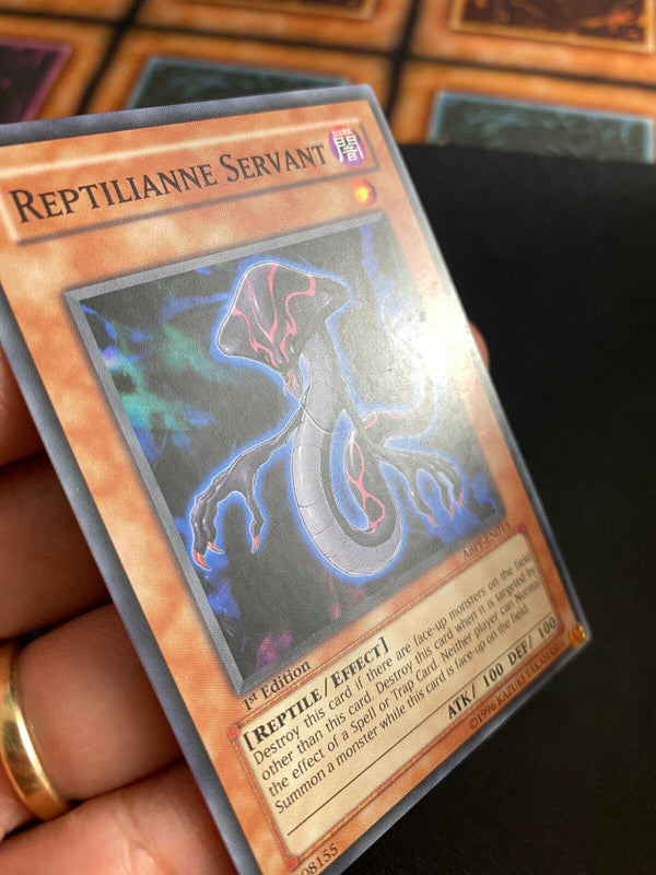 Yugioh Reptilianne Servant ABPF-EN015 Common 1st Edition LP