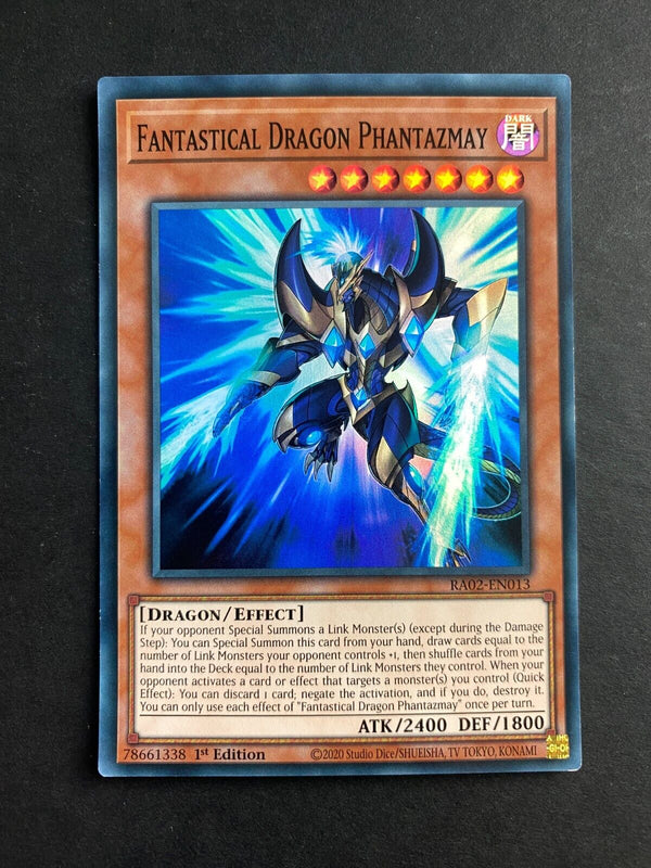 Yugioh Fantastical Dragon Phantazmay RA02-EN013 Super Rare 1st Edition NM