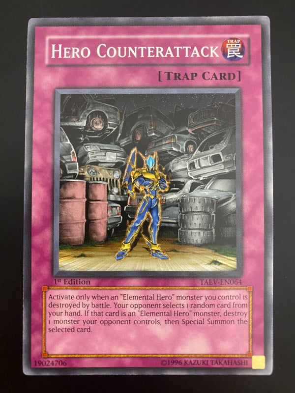 Yugioh Hero Counterattack TAEV-EN064 1st Edition Common NM