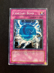 Yugioh Cemetary Bomb YSD-039 Common 1st Edition HP