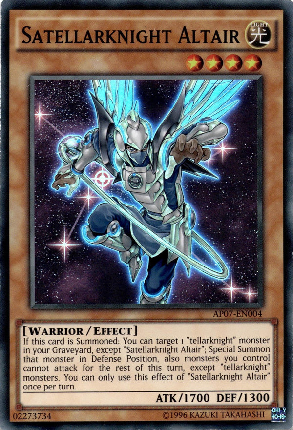 Yugioh Satellarknight Altair AP07-EN004 Super Rare Unlimited Edition HP