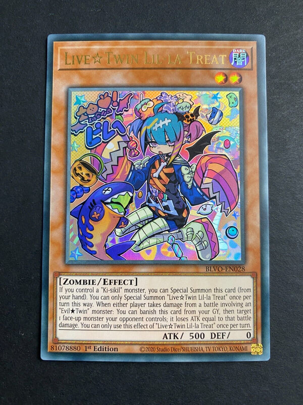 Yugioh Live Twin Lil-la Treat BLVO-EN028 Ultra Rare 1st Edition NM