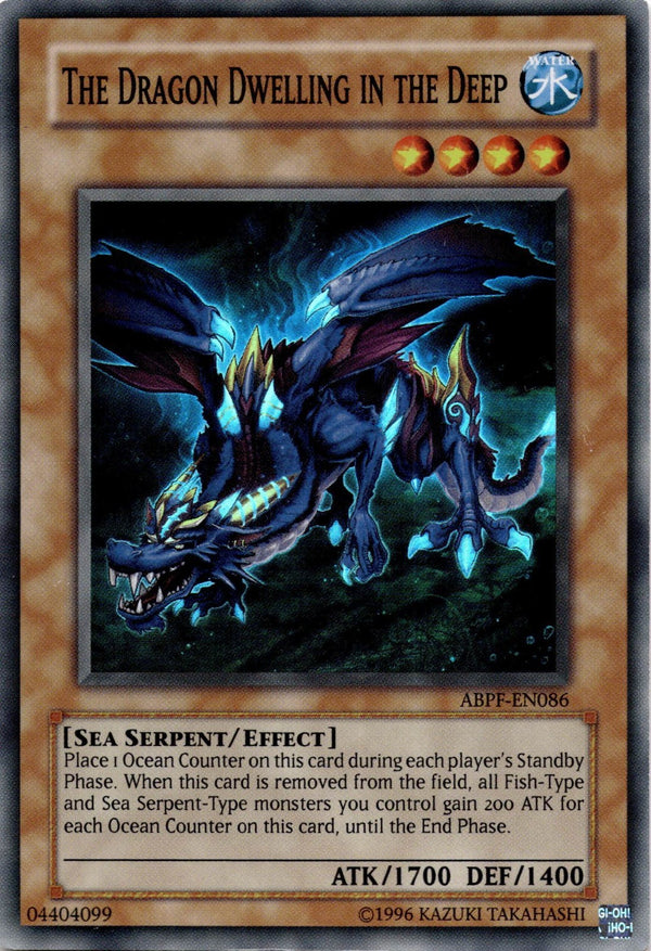 Yugioh The Dragon Dwelling in the Deep ABPF-EN086 Super Rare Unlimited Ed HP/MP