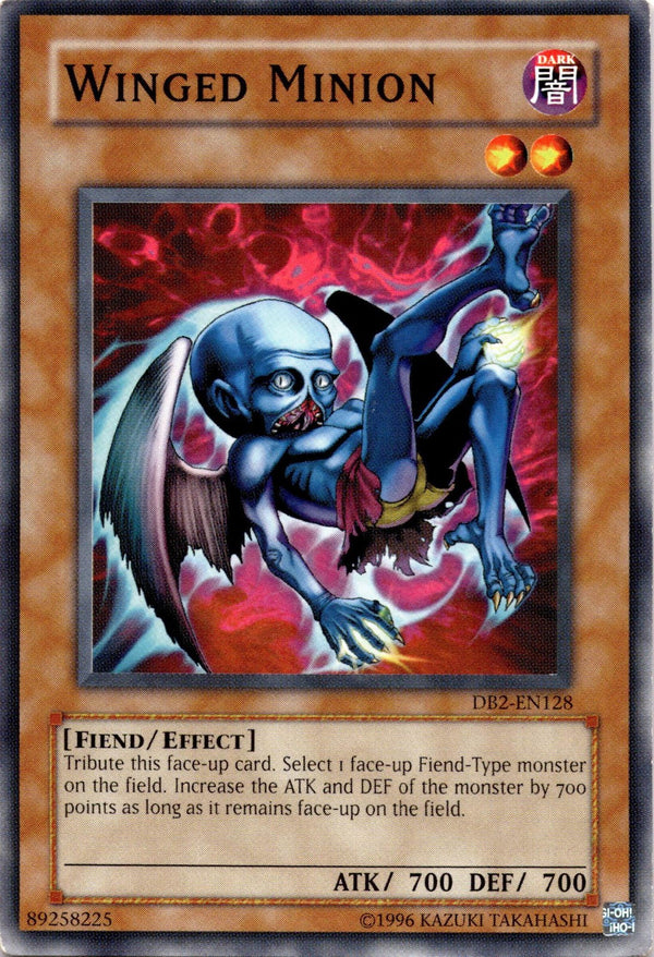 Yugioh Winged Minion DB2-EN128 Common Unlimited Edition MP