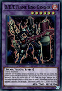 Yugioh D/D/D Flame King Genghis OP19-EN009 Super Rare Unlimited Edition NM