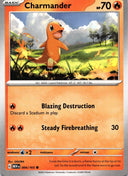 Pokemon Charmander 004/165 Pokemon 151 Non Holo NM