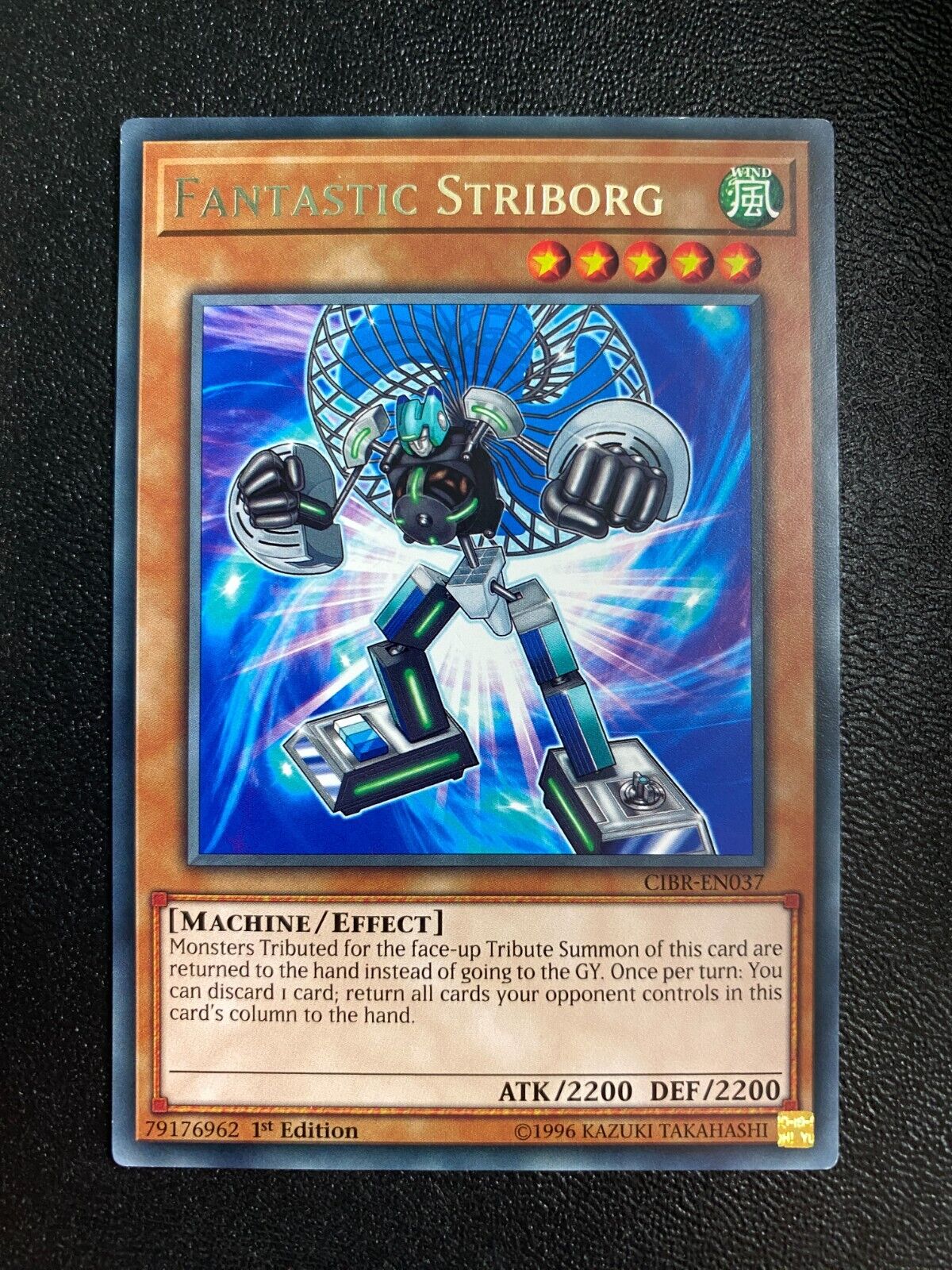 Yugioh Fantastic Striborg CIBR-EN037 Rare 1st Edition NM